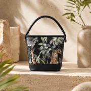 Jungle Animal Print Bucket Handbag - Image 2
