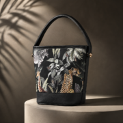 Jungle Animal Print Bucket Handbag - Image 3